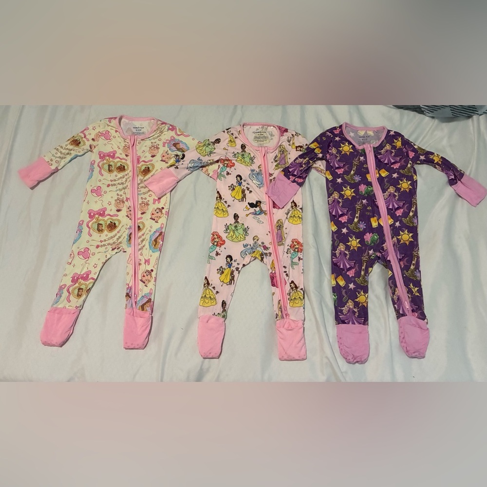 3 Disney Princess Charlie’s Play Zippes